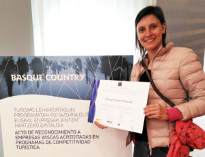 Bodega Crusoe Treasure diploma competitividad turística