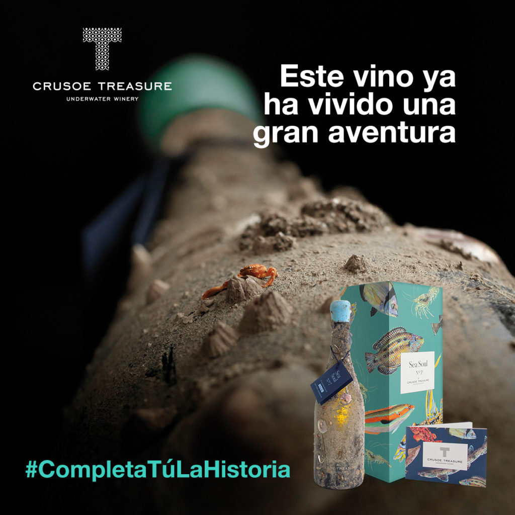 Completa tú la historia con Bodega Crusoe Treasure