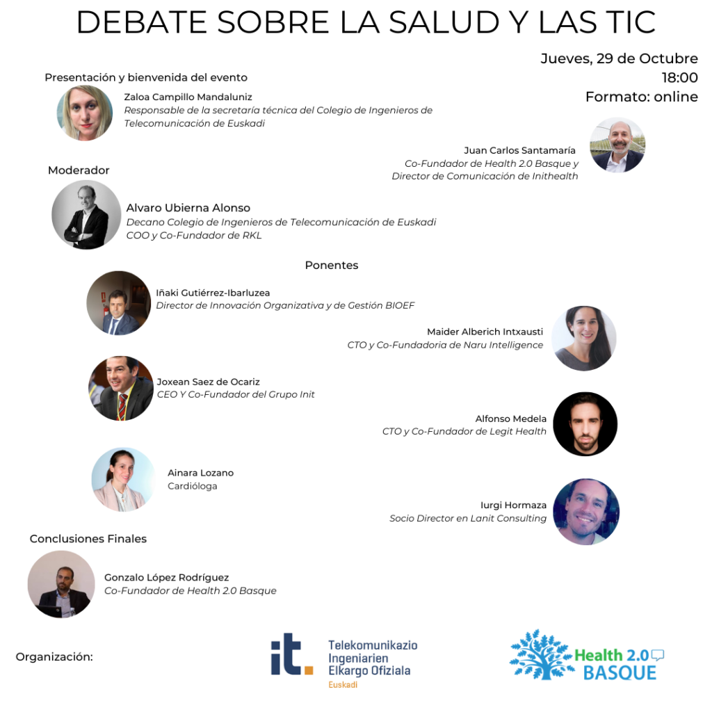 Debate sobre la salud y las TIC